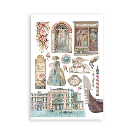Washi-Pad 8 Blatt A5 - Venice City of Art