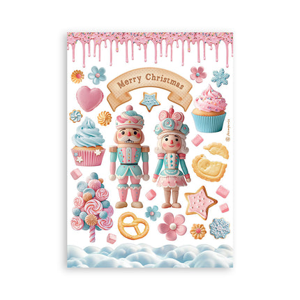 Washi-Pad 8 Blatt A5 - Candy Christmas