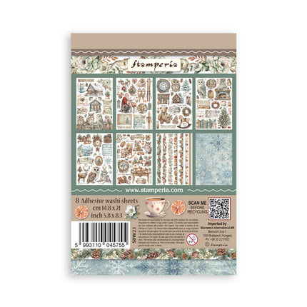 Washi-Pad 8 Blatt A5 - The Owl's House