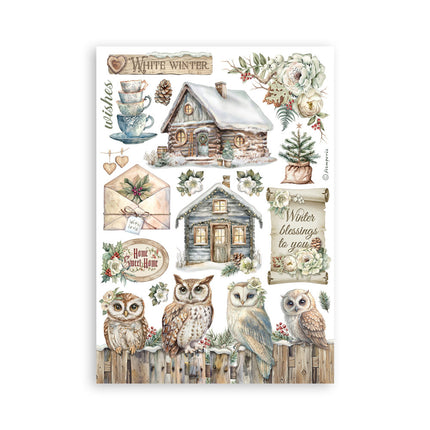 Washi-Pad 8 Blatt A5 - The Owl's House
