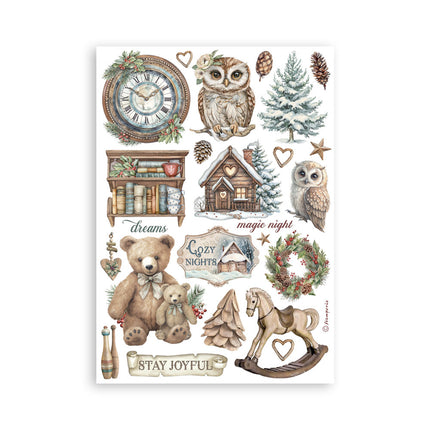 Washi-Pad 8 Blatt A5 - The Owl's House