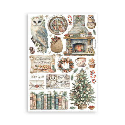Washi-Pad 8 Blatt A5 - The Owl's House