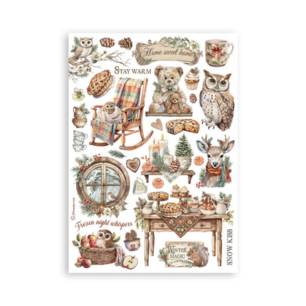 Washi-Pad 8 Blatt A5 - The Owl's House