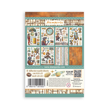 Washi-Pad 8 Blätter A5 - A new Beginning