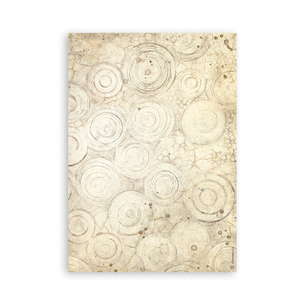 Bedrucktes Washi-Pad für Kunst und Basteln A5 8 Blatt - Rundum