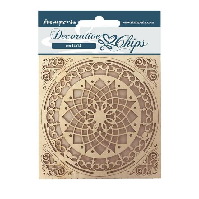 Dekorative Chips 14x14 cm - Casa Granada Platte