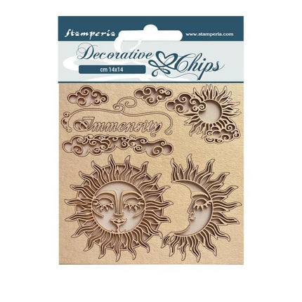 Dekorative Chips cm 14x14 - Cosmos Infinity Unermesslichkeit