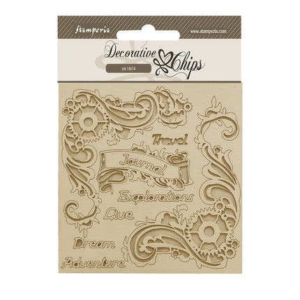 Dekorative Chips cm 14x14 - Songs of the Sea Journal