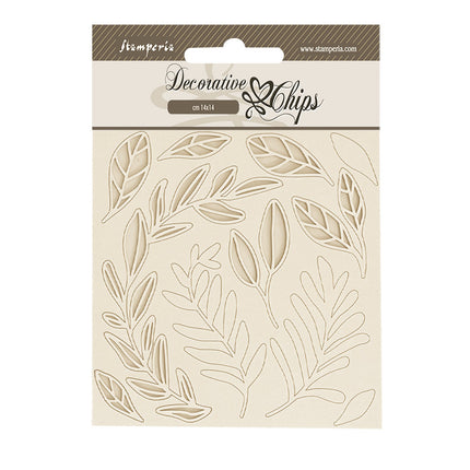 Dekorative Chips 14x14 cm - Create Happiness Secret Diary Blättermuster