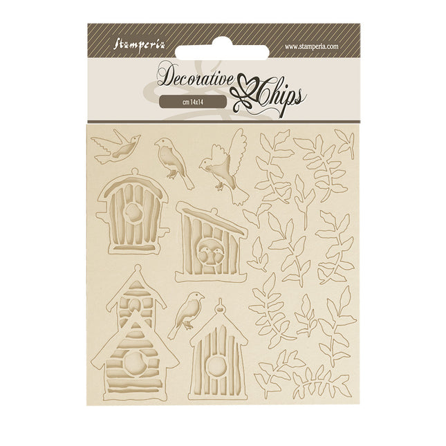 Dekorative Chips 14x14 cm - Gartennester