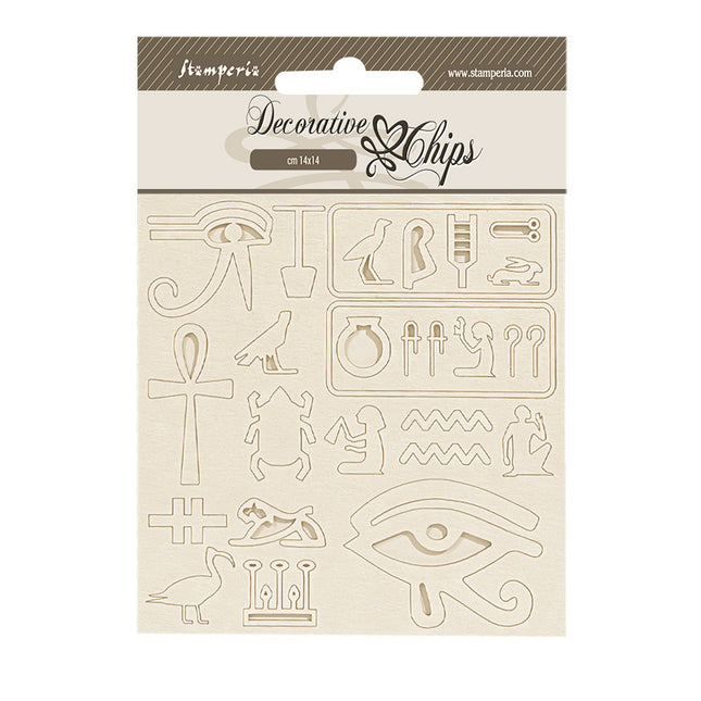 Dekorative Chips cm 14x14 - Fortune Ägypten
