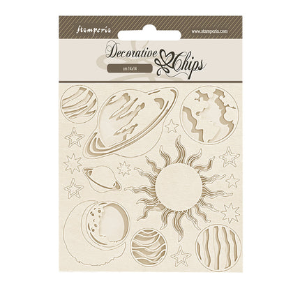 Dekorative Chips cm 14x14 - Fortune Planeten