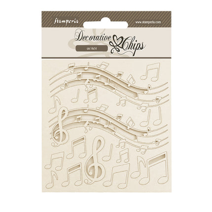 Dekorative Chips 14x14 cm - Der Nussknacker Musik