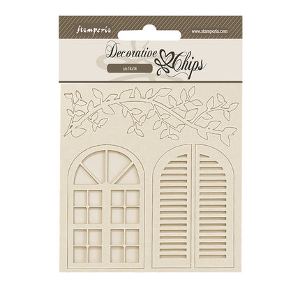 Dekorative Chips cm 14x14 - Golden Harmony Fenster