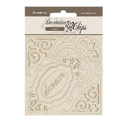 Dekorative Chips 14x14 cm - Alterego Ecken und Rahmen