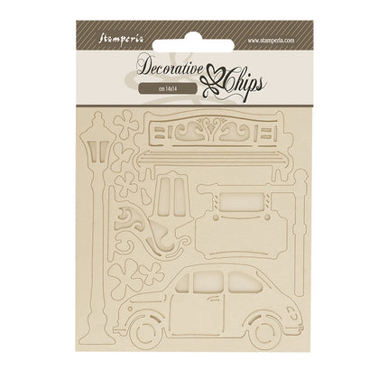 Dekorative Chips cm 14x14 - Art of Travelling Auto