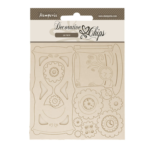 Dekorative Chips cm 14x14 - Master of Magic Sanduhr