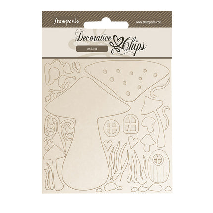 Dekorative Chips 14x14 cm - Hidden Grove Pilze