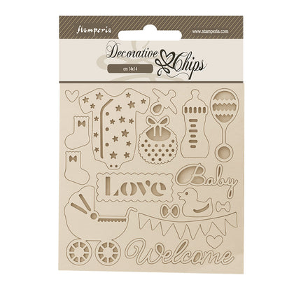 Dekorative Chips cm 14x14 - Babyzubehör
