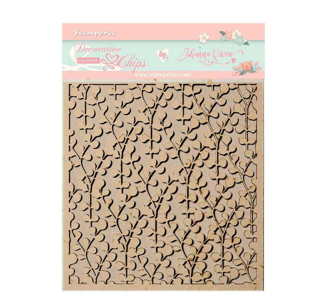 Dekorative Chips 14x14 cm - Circle of Love Struktur