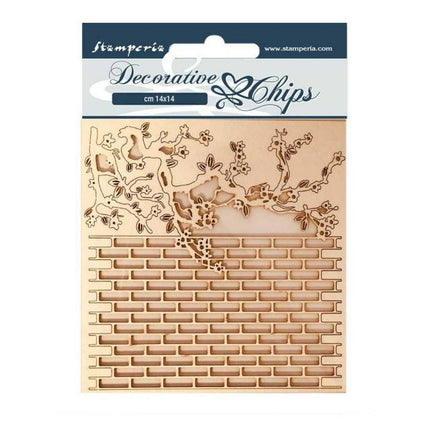 Dekorative Chips 14x14 Alice Wand