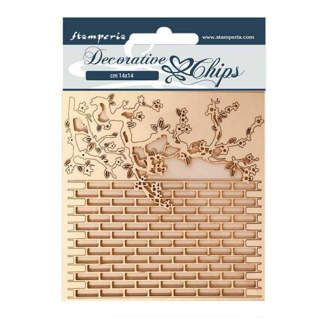 Dekorative Chips 14x14 Alice Wand