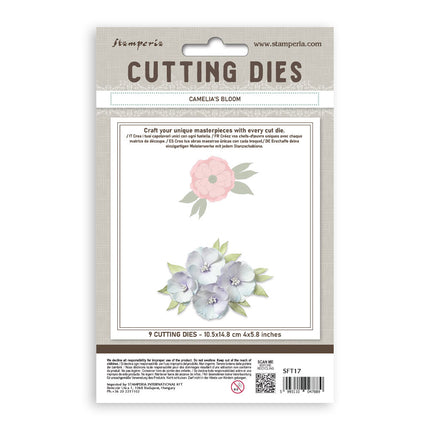 Stanzformen A6 - Camelias Blüte