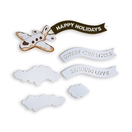 Stanzformen Lebkuchen-Flugzeug und Banner
