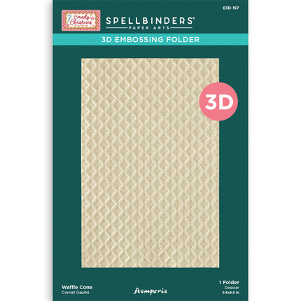 3D Prägefolder Waffelhörnchen