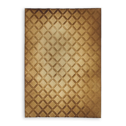 3D Prägefolder Waffelhörnchen