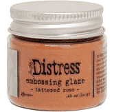 Ranger • Distress Embossing Glaze Zerfetzte Rose