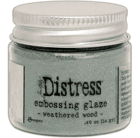 Distress Embossing Glaze Verwittertes Holz