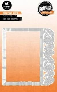 SL Stanzform Blumige Karte Grunge Kollektion Nr. 501