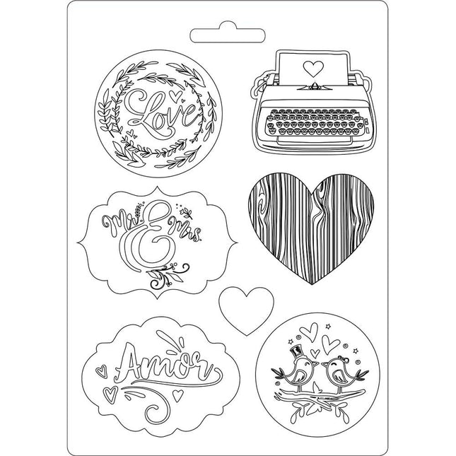 Weiche Form A5 - Liebesgeschichte - Amor