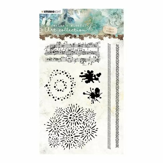 Studio Light • Klarsichtstempel A6 Jenine's Mindful Art Nr.03