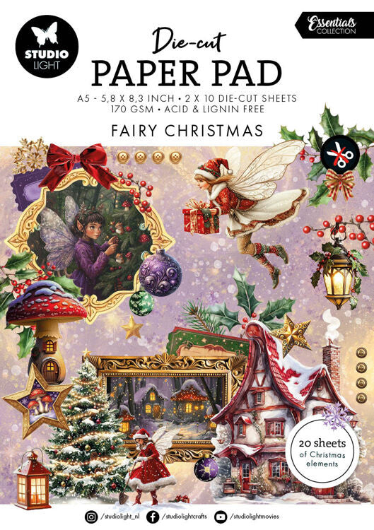 SL Stanzpapierblock Fairy Christmas Essentials Nr. 334  