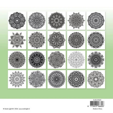 Ausmalbilder 8x8 Zoll Mandala (SL-ES-CP460)
