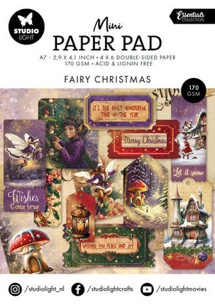SL Mini-Papierblock Fairy Christmas Essentials Nr. 324  