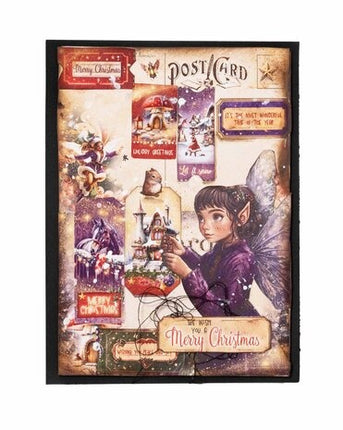 SL Mini-Papierblock Fairy Christmas Essentials Nr. 324  