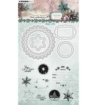 JMA Stempel und Stanzformen Star ATC Christmas Blush Nr. 97