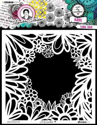 ABM Schablone Blumenrahmen Signature Collection Nr.184