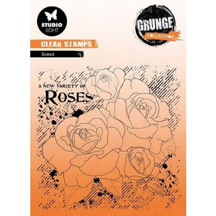 SL Klarsichtstempel Rosen Grunge Kollektion Nr. 401