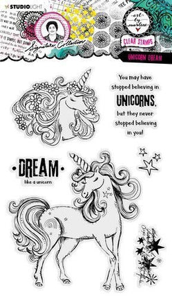ABM Klarsichtstempel Einhorn Traum Signature Collection Nr.404