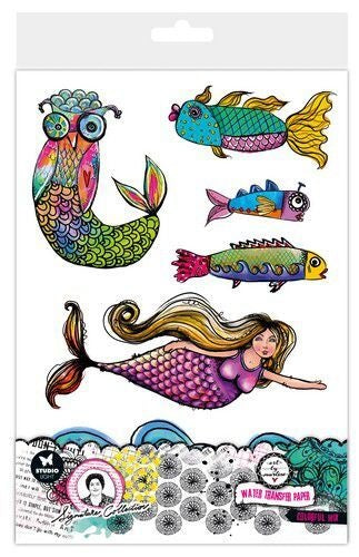 ABM Wassertransferpapier Bunte Mischung Signature Collection Nr.01