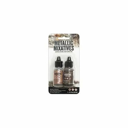 Ranger • Tim Holtz Metallic Mixatives Roségold & Gunmetal