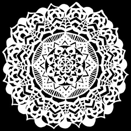 The Crafter's Workshop • Schablone Fancy Mandala 15,2x15,2cm
