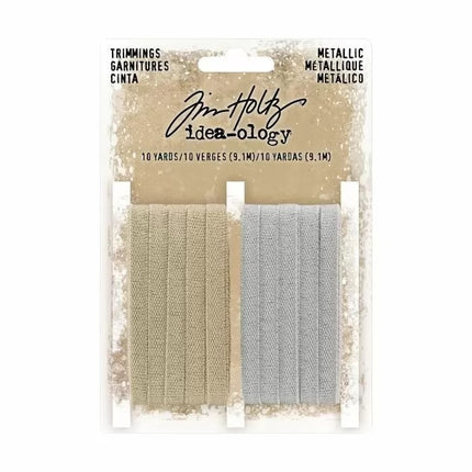 Idea-Ology • Tim Holtz Trimmings Metallic 2 Stück