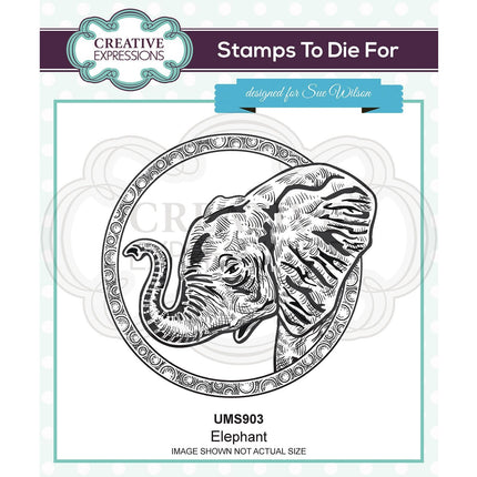 Creative Expressions • Vorgefertigter Stempel Olifant
