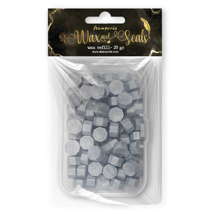 Wachsnachfüllung 20 g - Hell Silber