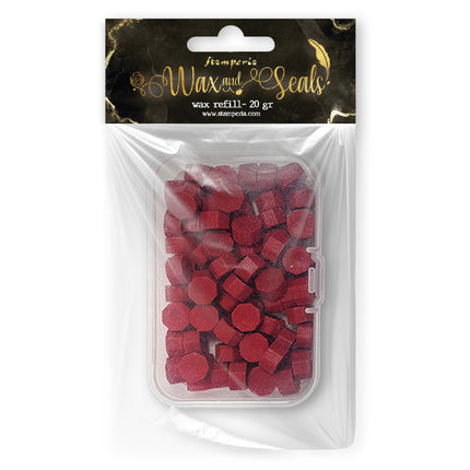 Wachsnachfüllung 20 g - Siegelrot
